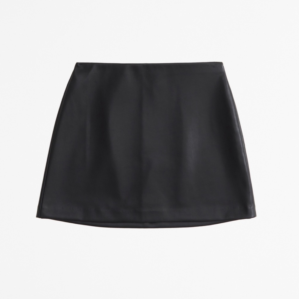 Vegan Leather Mini Skirt